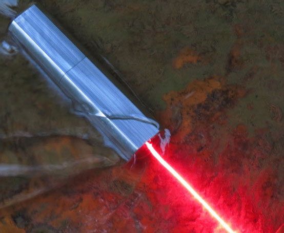 500mw~800mw 635nm Square Red portable laser -- With Pulsating Mo