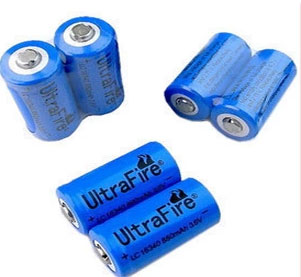 18650 / 16340 Lithium rechargeable battery